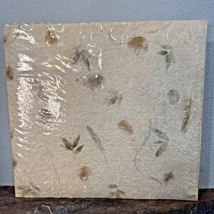 New 12x12 Mulberry Scrapbook Album – Leaf Theme, Top Load, Ivory, 20 Pages